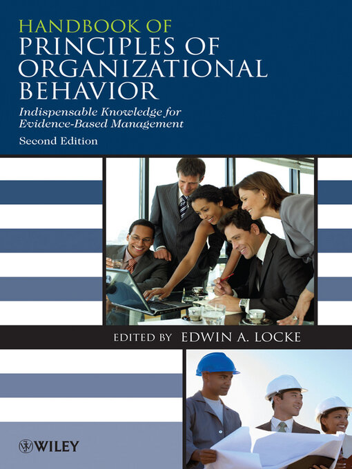Title details for Handbook of Principles of Organizational Behavior by Edwin Locke - Wait list